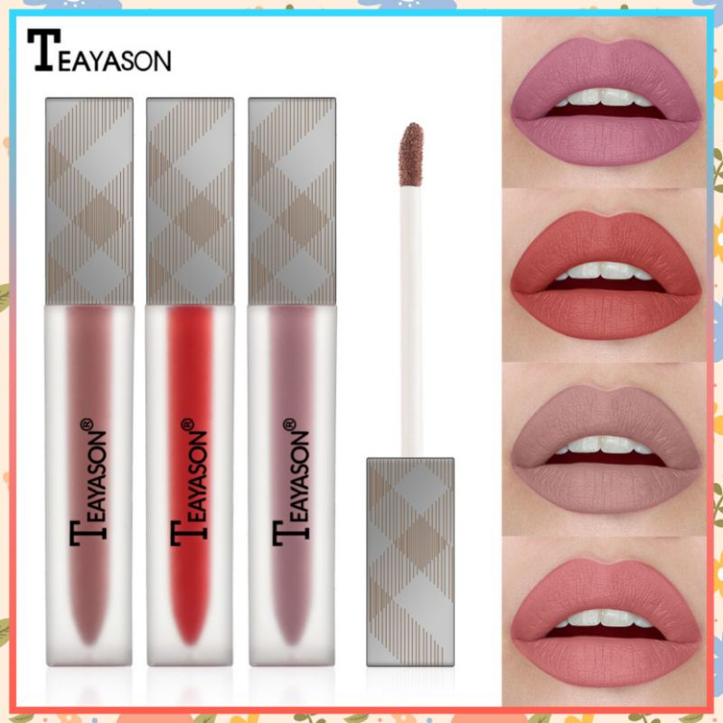 Transparent Long Tube Lip Gloss Original TEAYASON Lipstick Moisturizing Waterproof Lip Matte