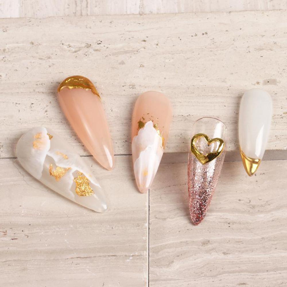 MXBEAUTY Hollow Rivet Perhiasan Alloy Berbagai Bentuk Berongga Geometri Tidak Teratur 3D Alloy Berlian Imitasi