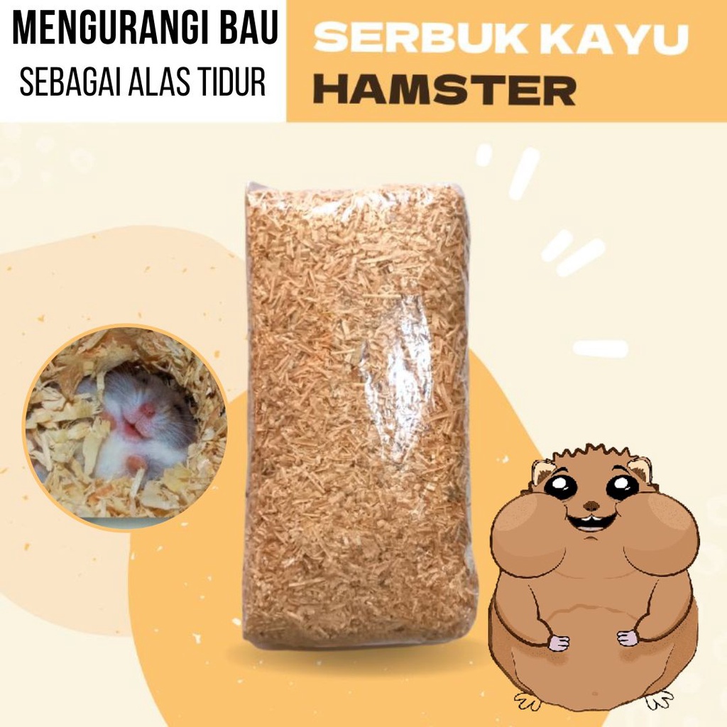 Serbuk Kayu Alas Hamster, Gerbil, Landak Mini Murah FEFARM