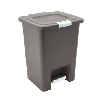 Krisbow 6 Ltr Tempat Sampah Plastik BOx Besar - Cokelat Tua