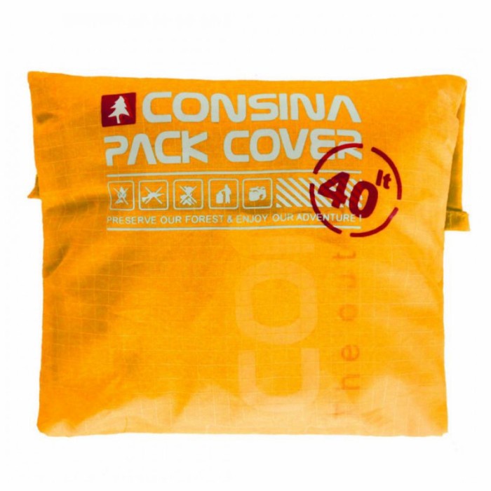 Rain cover tas gunung consina ukuran 40 Liter