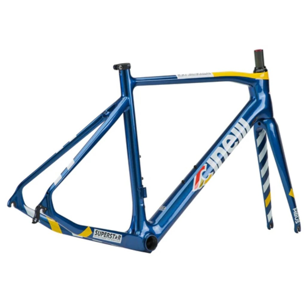 FRAMESET SEPEDA CINELLI SUPERSTAR CARBON ROAD FRAMESET - GREEN EYES