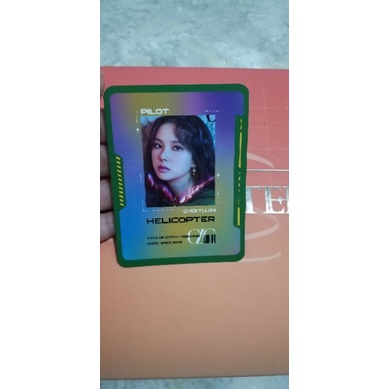 PC Photocard CLC Helicopter Pilot Card Choi Yujin