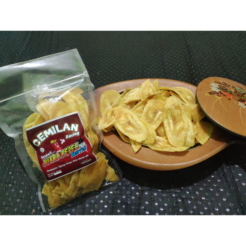 

KERIPIK PISANG ASIN GURIH CEMILAN KHAS BANJAR RASA ORIGINAL ISI 250 Gram