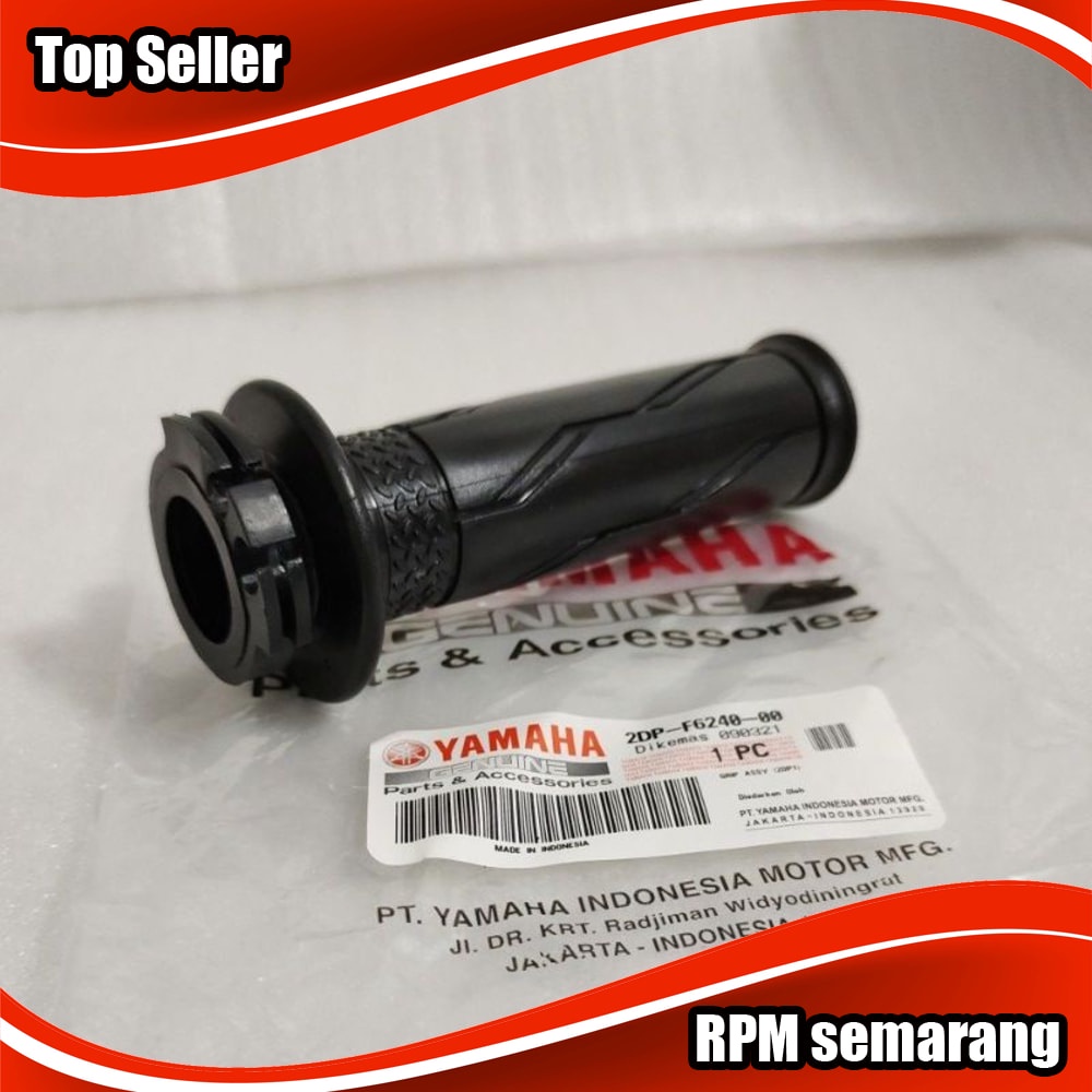Handgrip Handfat Selongsong Gas Yamaha Nmax N-Max N Max HITAM Kanan Original 2DP-F6240-00