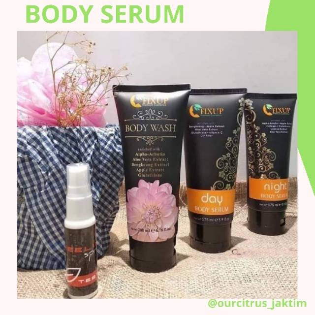 FIXUP BODY SERUM by OURCITRUS (PEMUTIH KULIT ALAMI)
