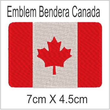 Canada Emblem Bordir Badge