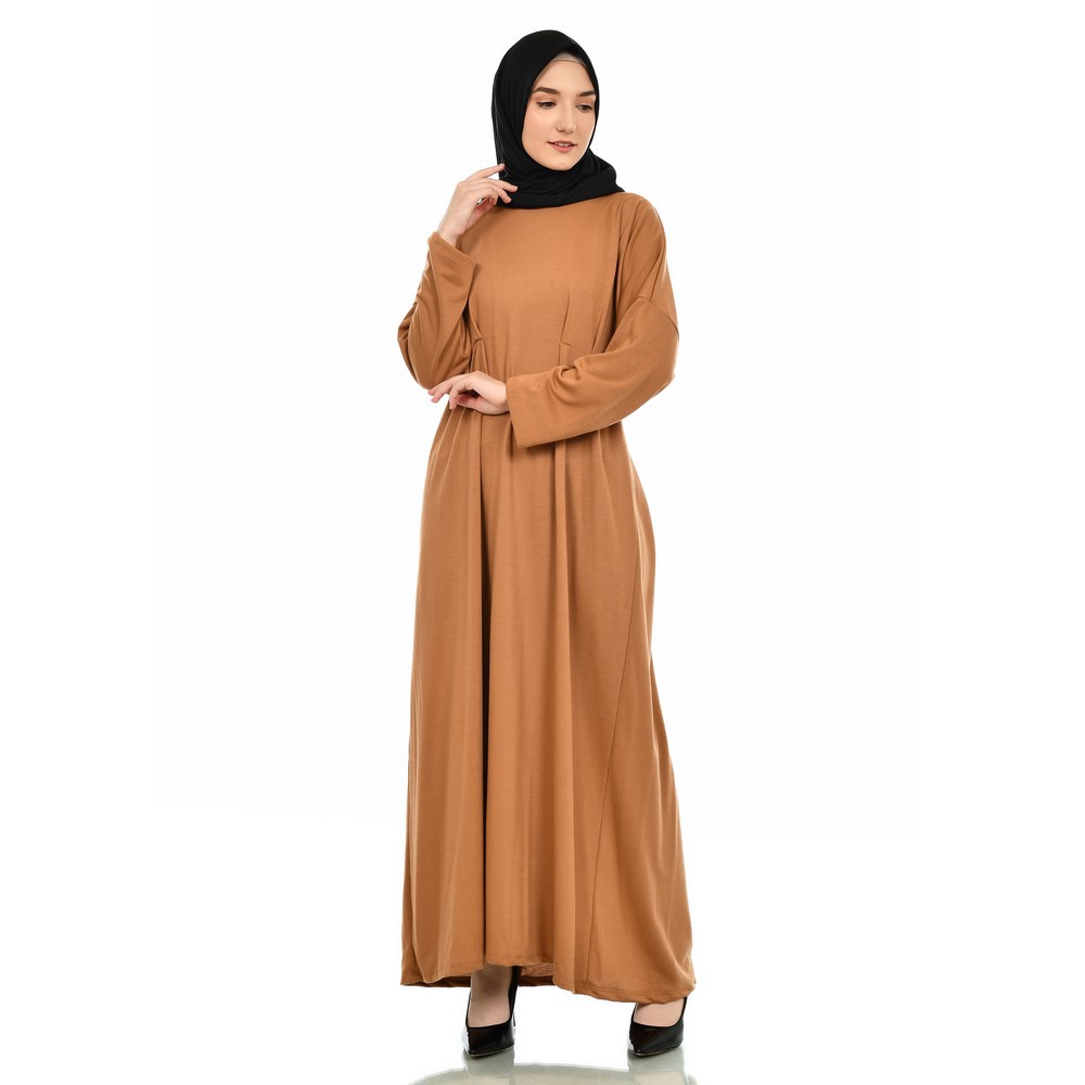 Mybamus Naura Plit Dress Camel M15880 R66S3 - Gamis Muslim-3