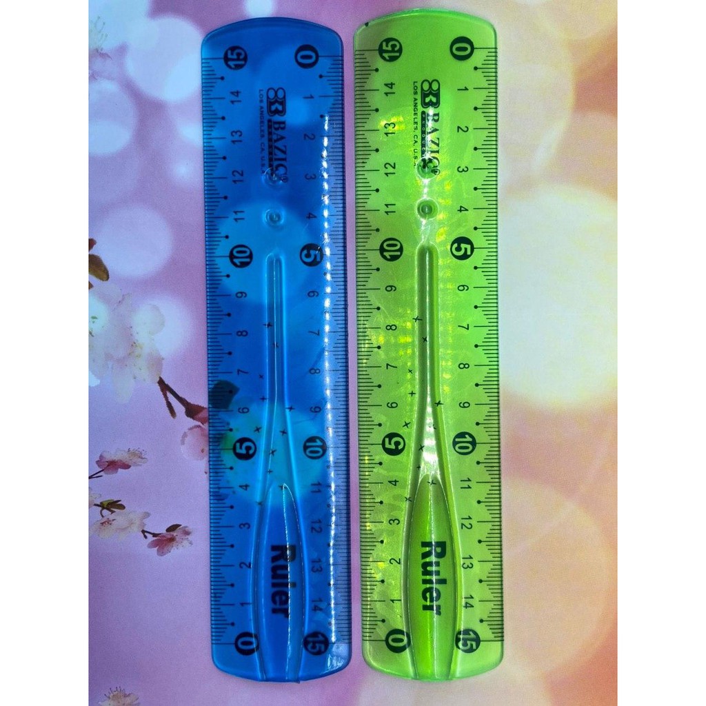 

Penggaris Bazic 15 cm BC-629 Flexible