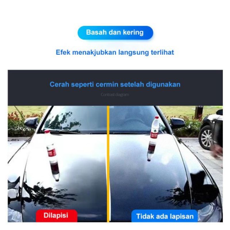 NANO COATING PELINDUNG ANTI AIR HUJAN EMBUN KACA MOBIL TRUEFUL 120ML/CAIRAN POLES MOBIL NANO CERAMIC COATINH TRUEFUL CAR WINDSHIELD SERBAGUNA