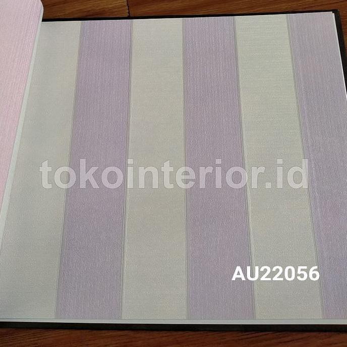 Wallpaper Dinding Ungu Muda Garis Vertikal Galeridini09