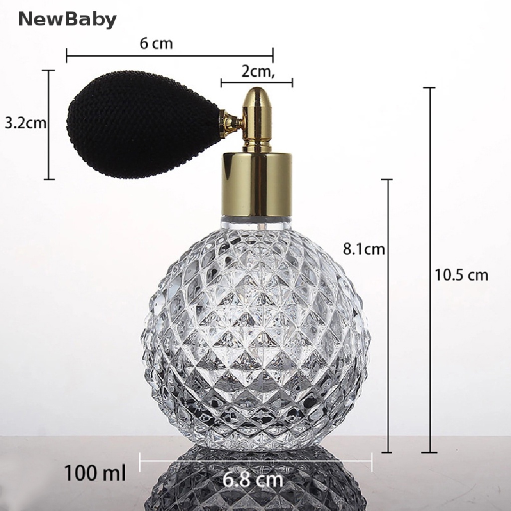 Newbaby Botol Parfum Spray Atomizer Kristal Vintage Untuk Hadiah Wanita