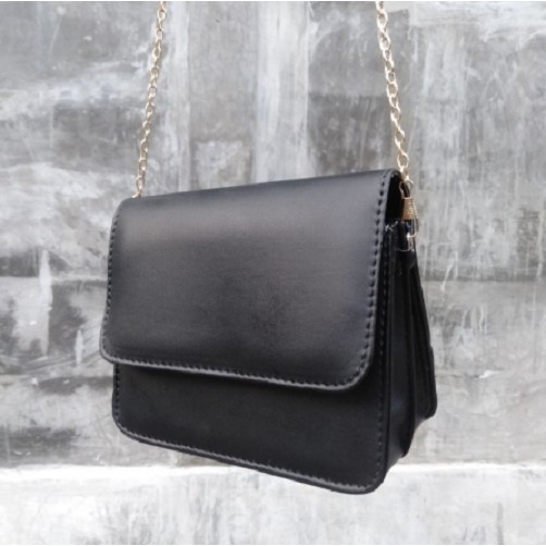 Tas Slempang wanita saffron tali rantai biasa