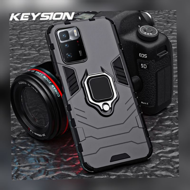 Pocophone Poco X3 GT Casing Hardcase Robot Soft Protection Hard Back Case Generation