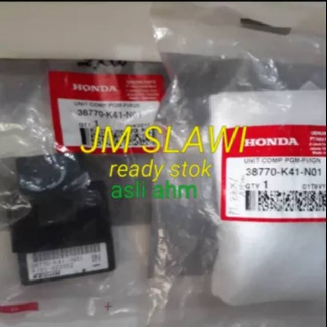 38770-K41-N01 Ecu supra x 125 f1 &amp; blade 125 f1 ori honda ahm asli AHM