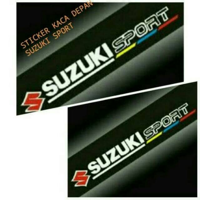 Stiker Kaca Depan Suzuki Sport Shopee Indonesia