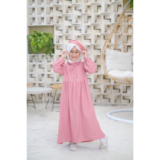 Gamis Savana Gamis Anak Bahan Shakila Neeca Kiddos Size 6 8 10 12 14 Y Murah