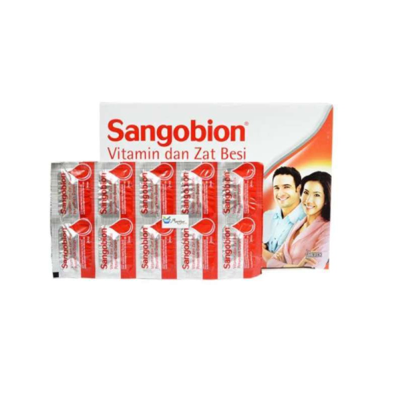 PROMO!!! Sangobion vitamin dan zat besi penambah darah 10 kapsul