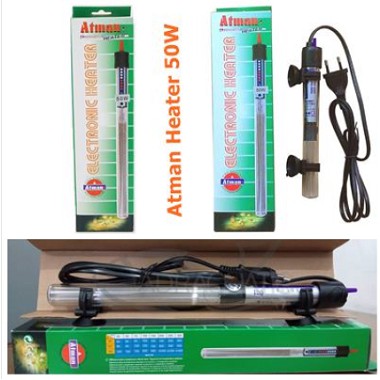 Heater Aquarium RESUN 50 Watt RH-9000 Penghangat Pemanas Air Akuarium