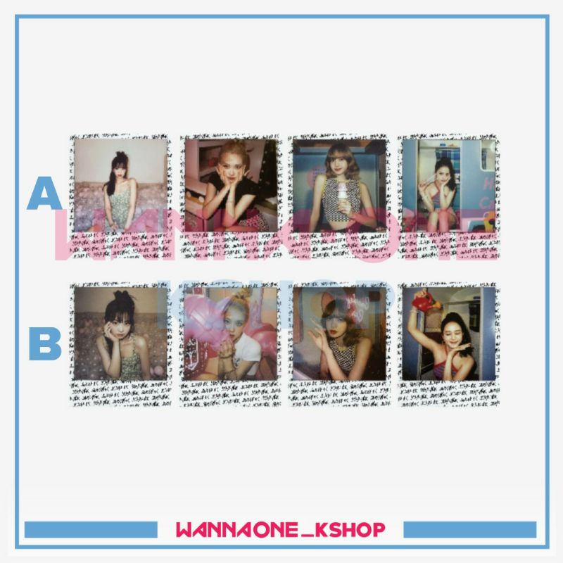 Summer Diary 2021 Polaroid Solo Blackpink jennie rose lisa jisoo