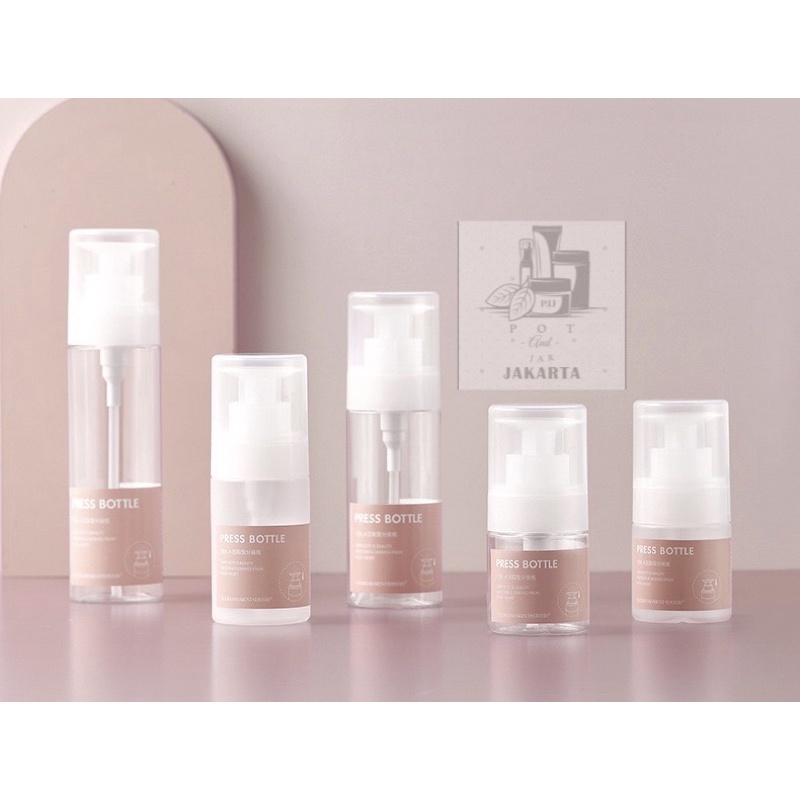 60ml/100ml/150ml Botol Press Otomatis Toner Liquid Automatic Bottle/import