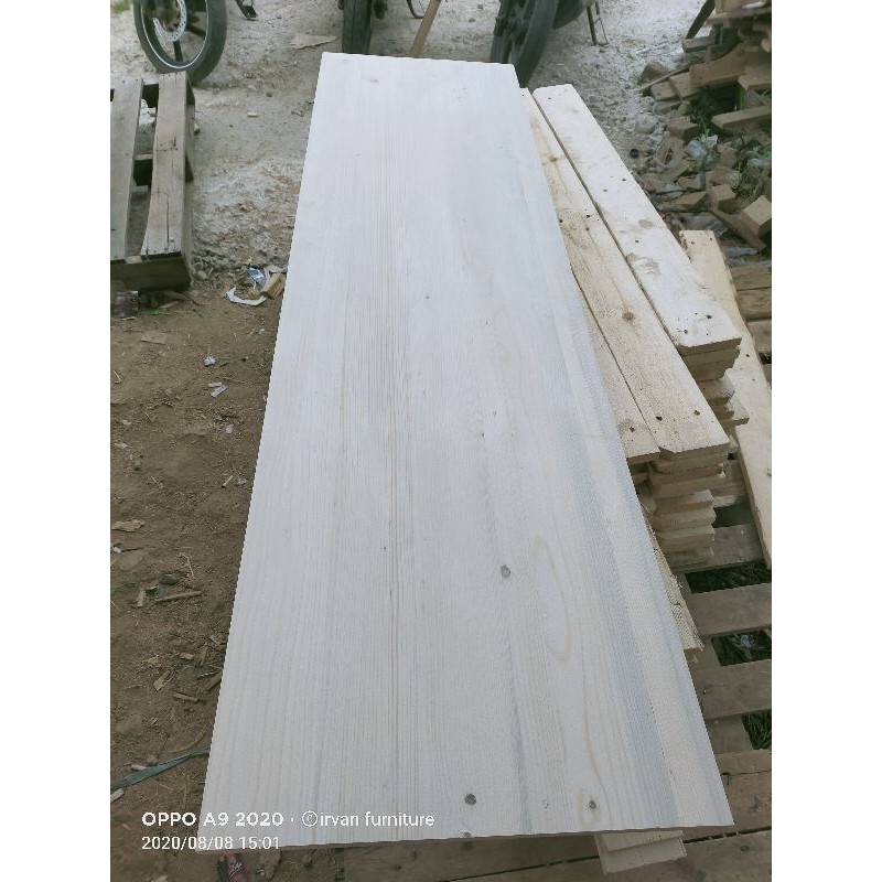 30cmx100cm rak ambalan kayu jati Belanda