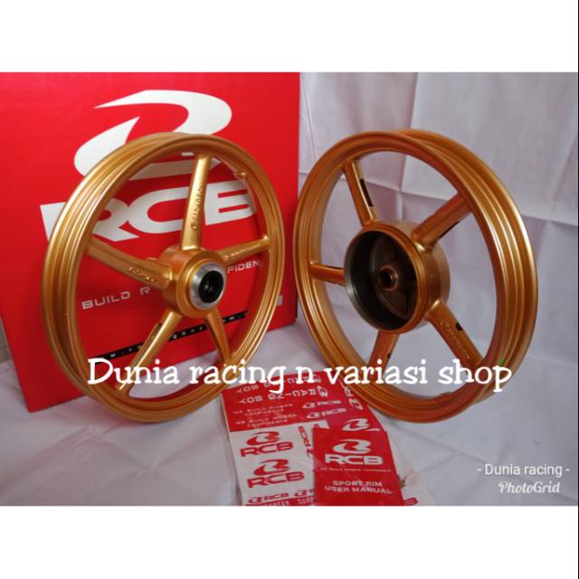 Velg RCB Xeon karbu Xeon RC Mio m3 Mio Z Soul GT 125 X RIDE 125 Fino 125 SP522 palang 5 gold original RCB