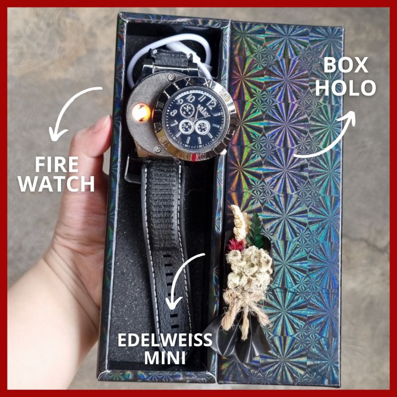 [ Jam Tangan ] Exquiste Lighter Watch Exclusive / Fire Watch