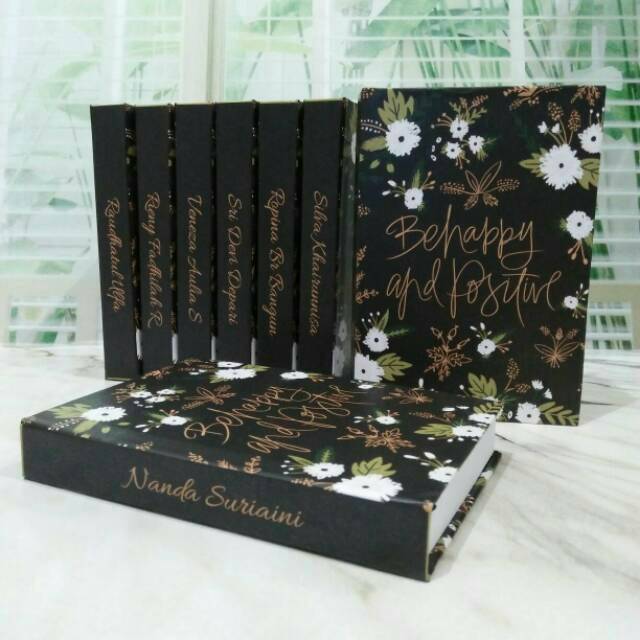 

Custom Notebook Quote A6 Be Happy kado unik murah
