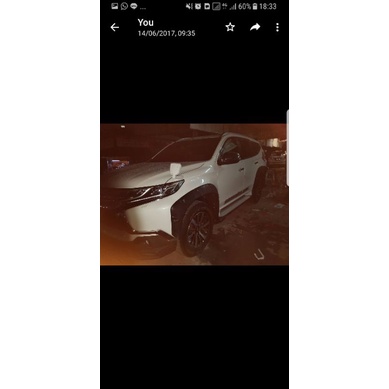 Over Fender all new pajero 2016-2019