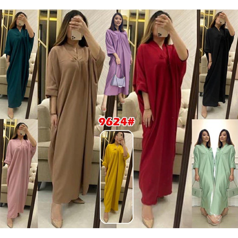 9624# kaftan moscrepe fashion / kaftan polos