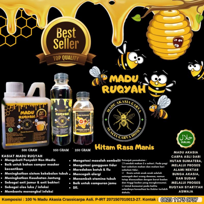 

MADU RUQYAH Madu Murni Asli Akasia Carva