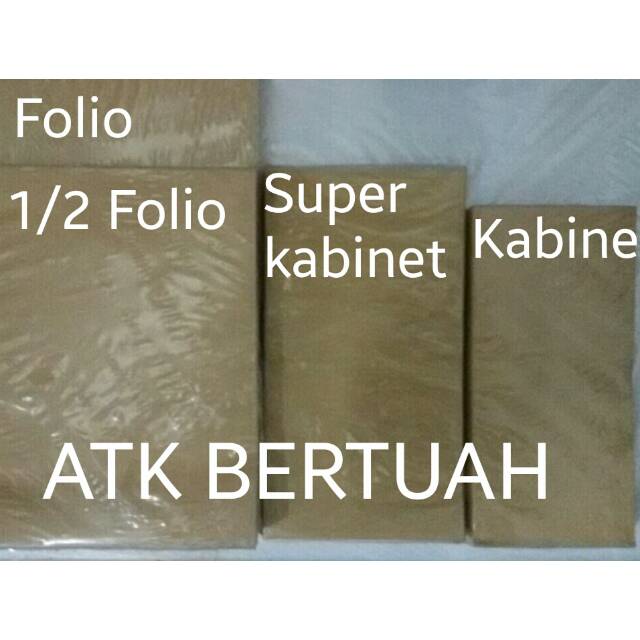 

10 LEMBAR AMPLOP COKLAT 1/2 FOLIO SUPER KABINET SURAT PAKET UANG GAJI FOTO STNK UNDANGAN