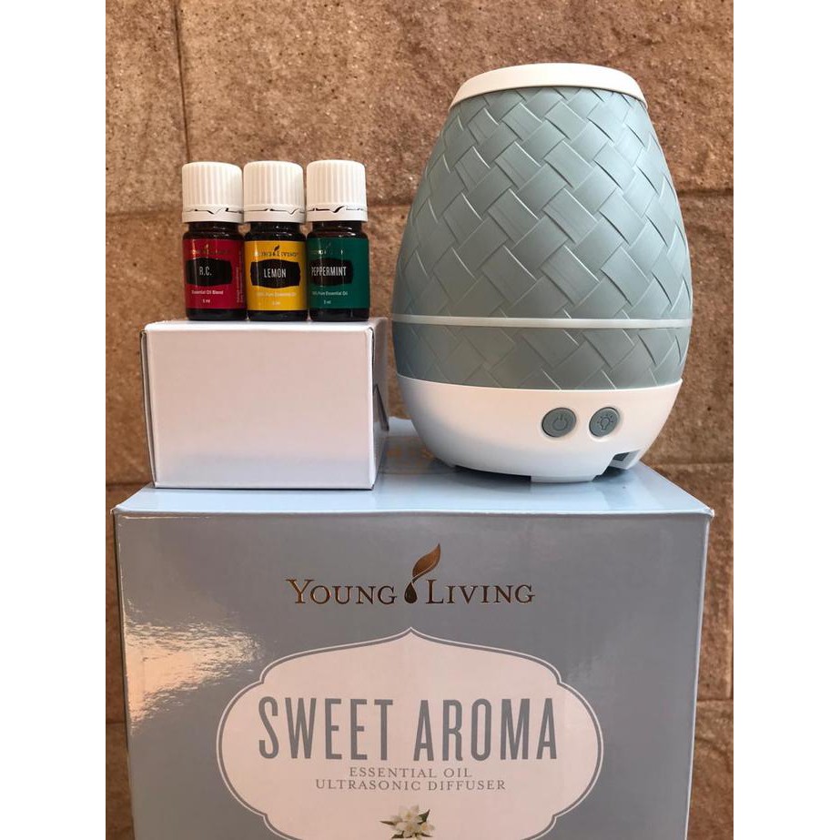 Young Living Diffuser Sweet Aroma Cough And Flu Set Nandaputriah