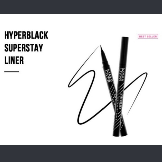 Eyeliner Make Over Hyperblack Superstay Eye Spidol Liner Original Waterproof