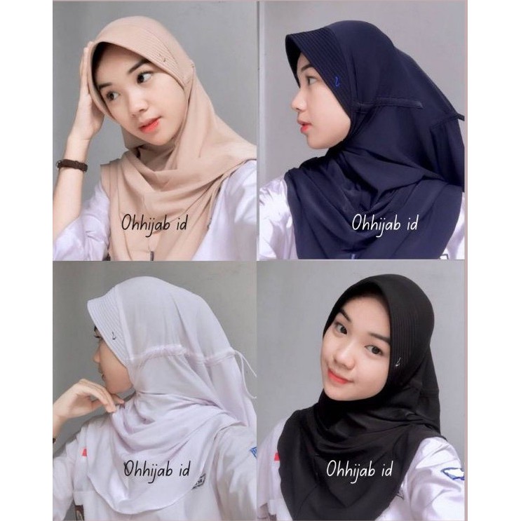 MURAH 1KG=(10pcs) Jibab Serut Murah /Jilbab Lycra Instan Jokowi /ADDIBA SERPO