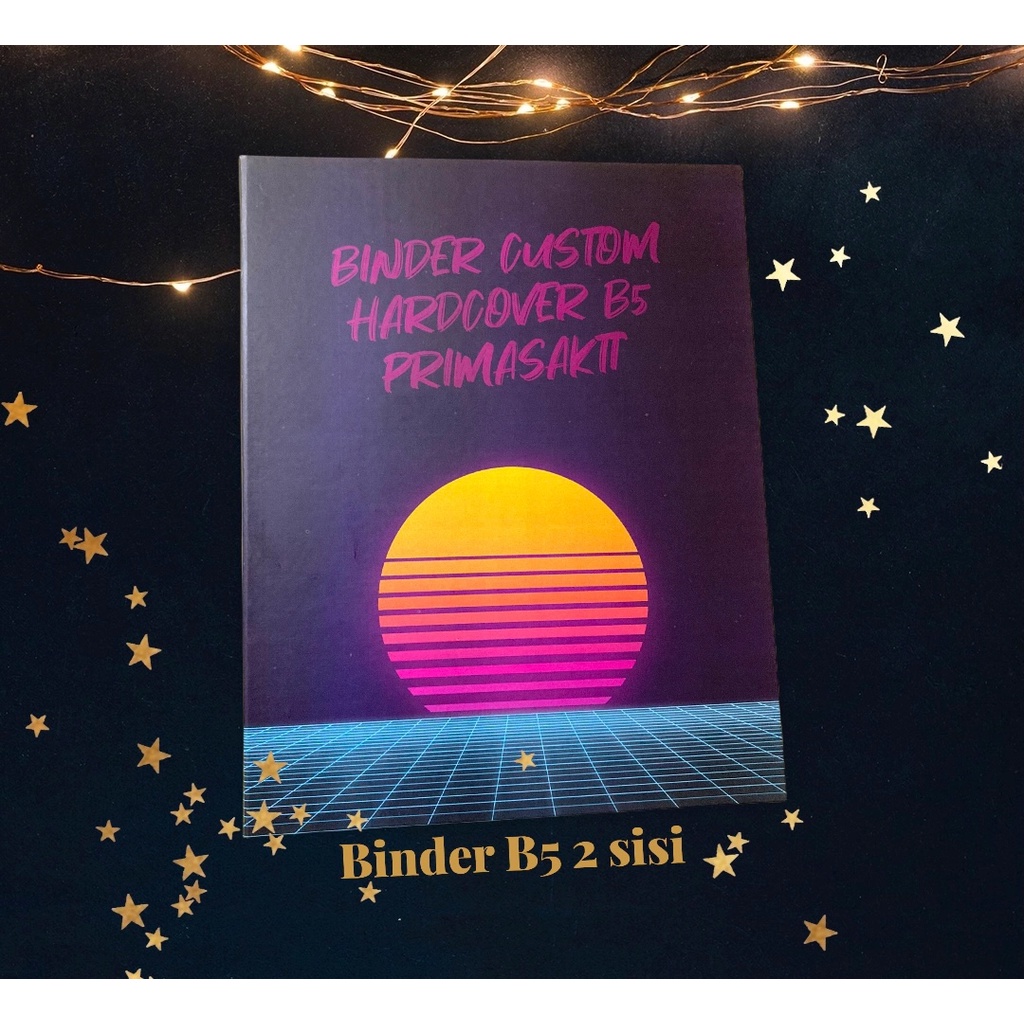 

Custom Notes Binder Hard Cover B5 2 sisi
