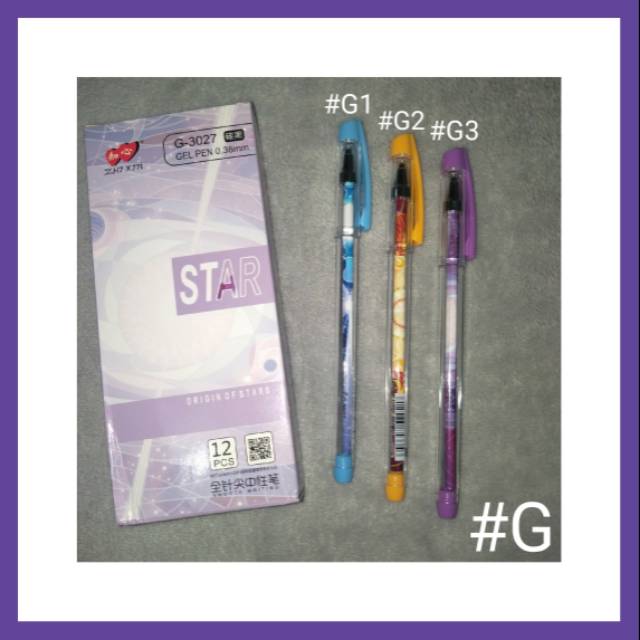 

Pulpen Zhi Xin G-3027