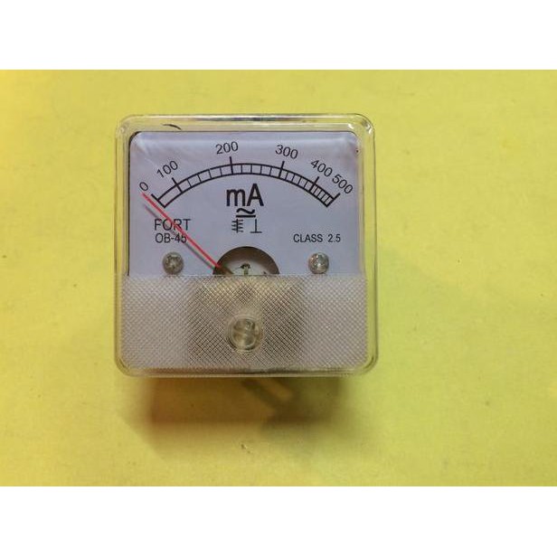 Mili Ampere Meter Analog 0-500mA OB-45