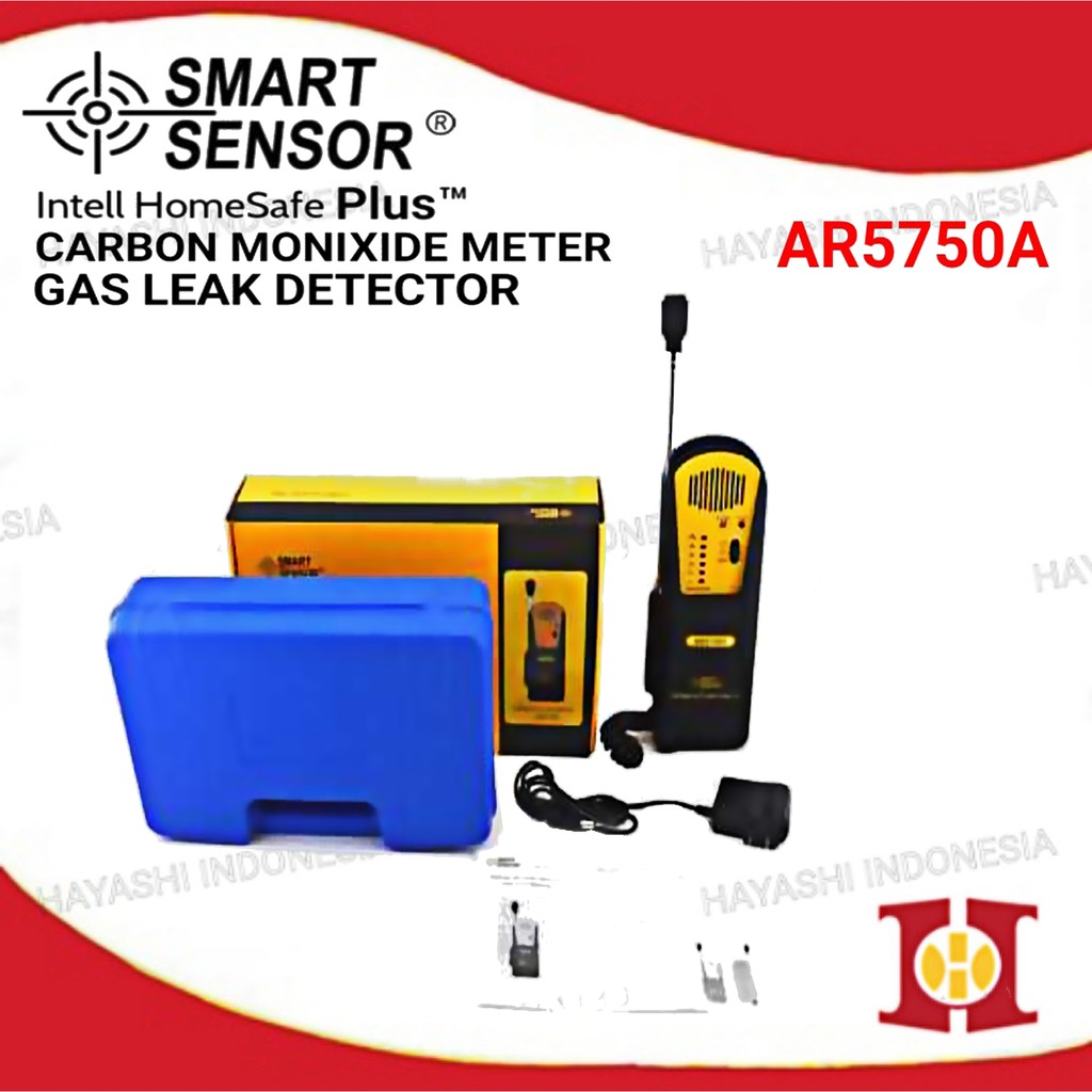 Gas Sensor Diteksi Kebocoran Carbon Monoxide Gas Detector AR5750A