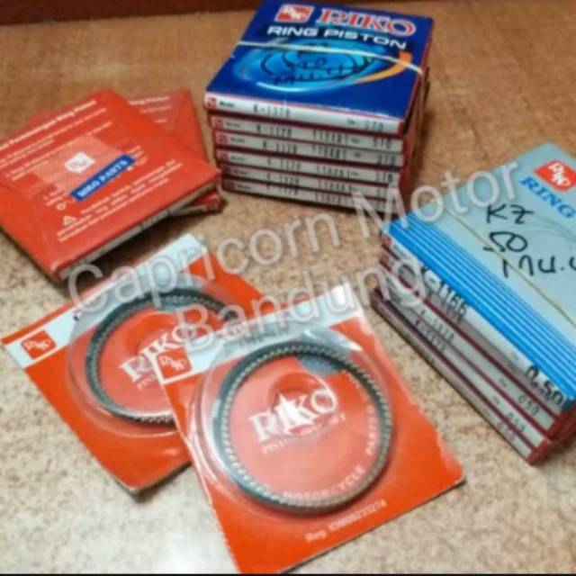 RING PISTON SEHER KAZE RIKO OVERSIZE STANDART 25 50 75 100 125 150 175 200