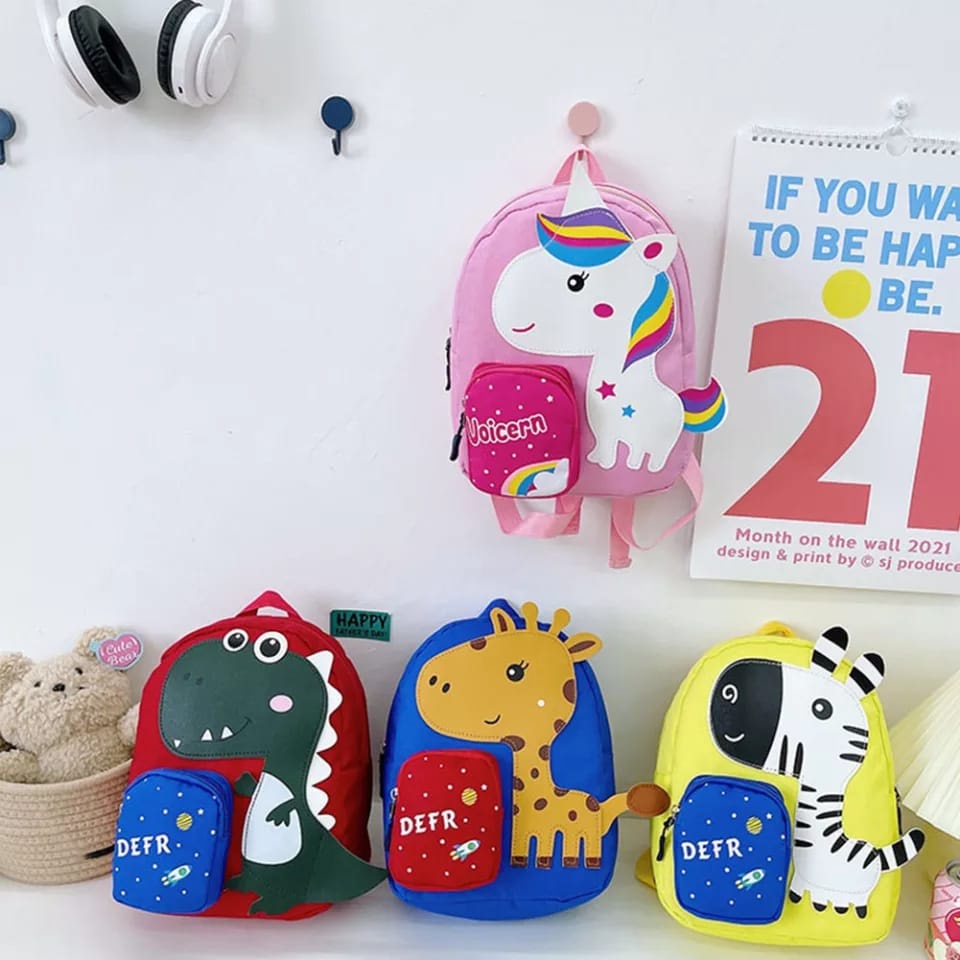 Tas Ransel Anak Mini Kids Cartoon Hewan/Tas Murah/Tas karakter Kartun Lucu