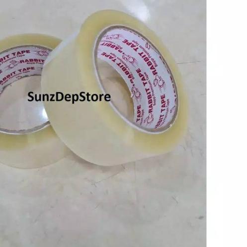 

✳ LAKBAN 2 INCH x 100 YARD / LAKBAN 45mm 100YARD 2INCH / 1 SLOT 6 ROLL - Bening ◊