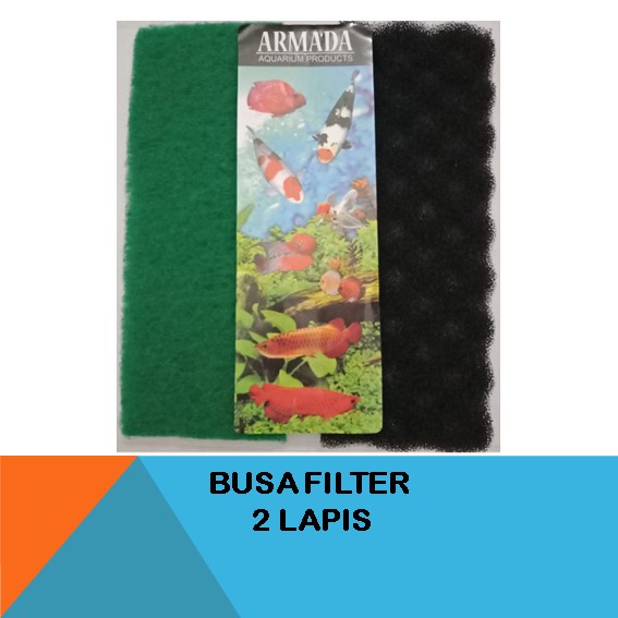 Busa Kapas Media Filter Aquarium Xinyou 2 Lapis