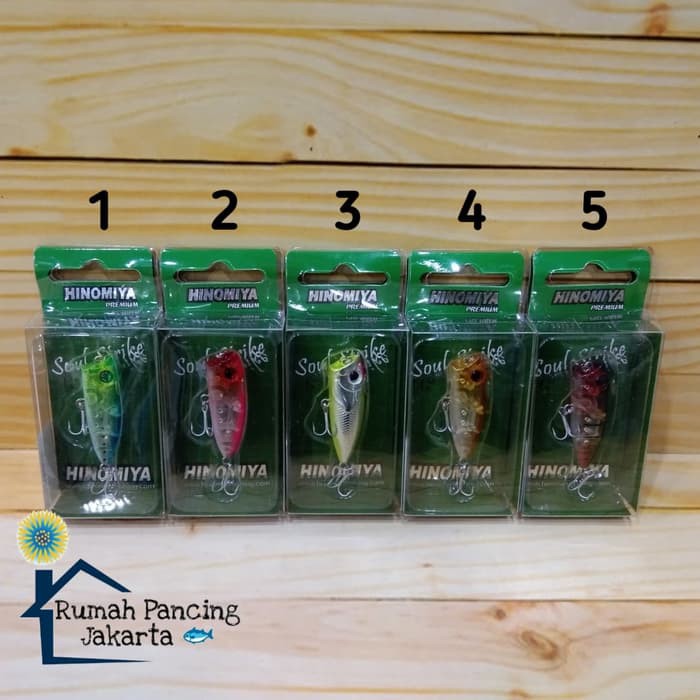Promo Lure Umpan Hinomiya Premium Popper 8078