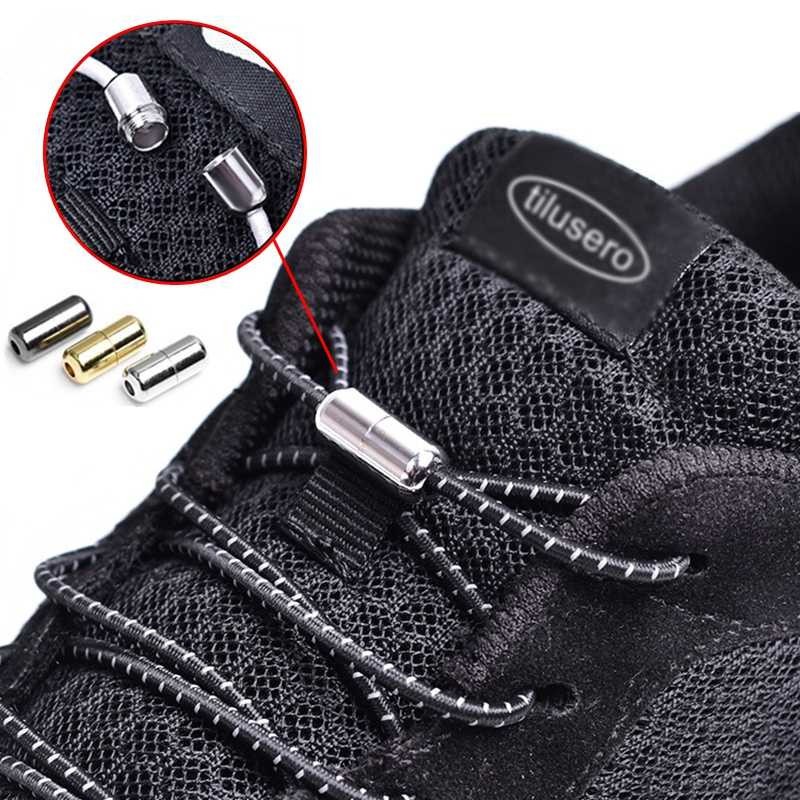 Bergaransi ! Tilusero Tali Sepatu Lazy Lace No Tie Shoelaces 1 Pair - F053