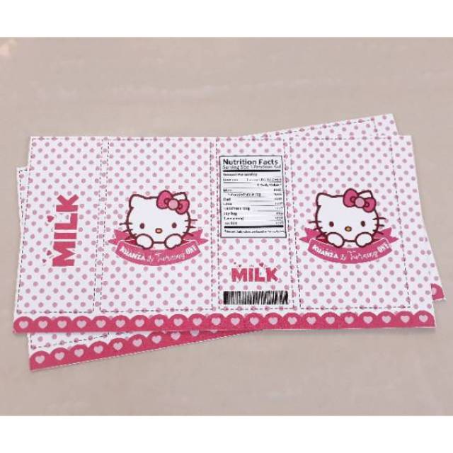 

Label susu / label susu kotak