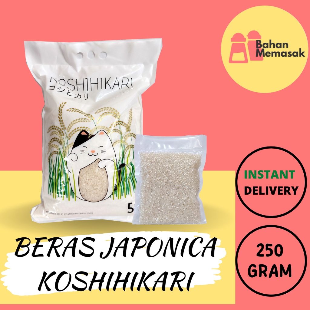 

Beras Japonica untuk Sushi Gimbap Koshihikari 1 Kg