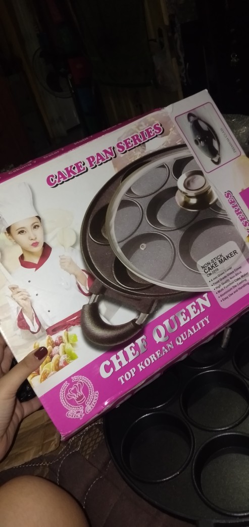 Cetakan Kue 7 Lubang Datar - Snack Maker Lumpur Martabak Mini Cubit Wingko Alat Masak Dapur Cake New
