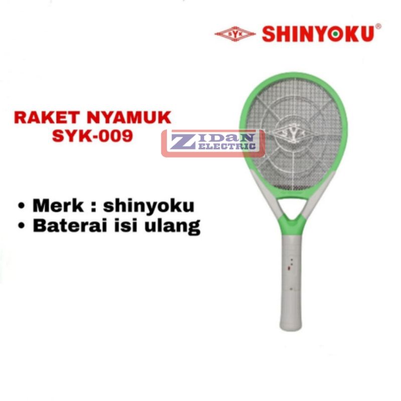 Raket Nyamuk Shinyoku / Raket Nyamuk Listrik Rechargeable Shinyoku